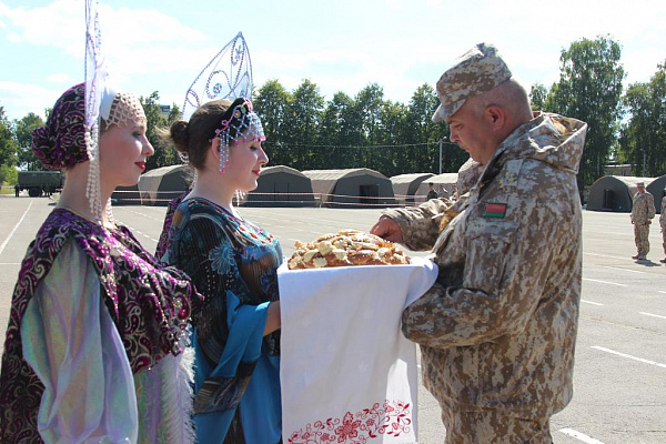 Белорусские военнослужащие прибыли к месту проведения учения